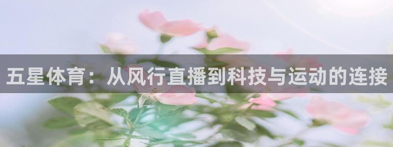 857体育直播解说：五星体育：从风行直播到科技与运动的连接